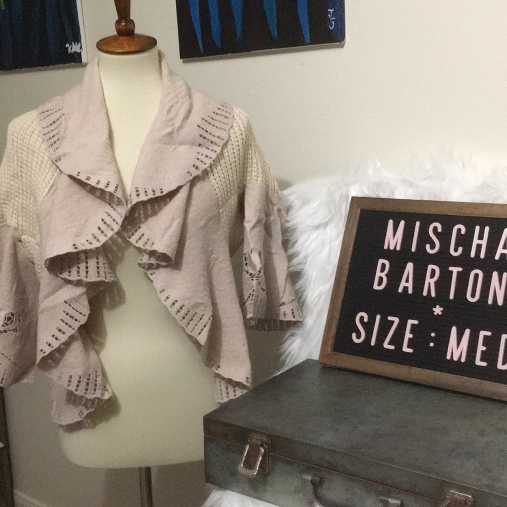 NWOT Mischa Barton Pink Signature‎ Jacket Size Med